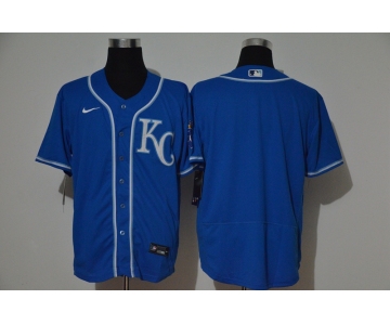 Men's Kansas City Royals Blank Light Blue Stitched MLB Cool Base Nike Jersey