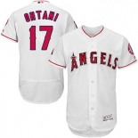 LA Angels of Anaheim #17 Shohei Ohtani White Flexbase Authentic Collection Stitched MLB Jersey