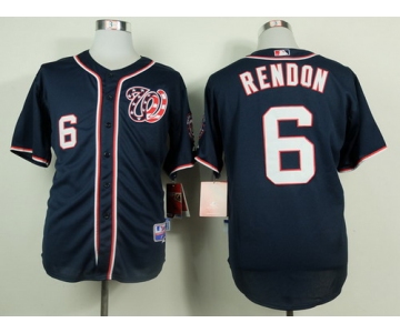 Washington Nationals #6 Anthony Rendon Navy Blue Jersey