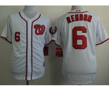 Washington Nationals #6 Anthony Rendon White Jersey