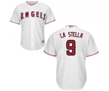 Angels of Anaheim #9 Tommy La Stella White New Cool Base Stitched Baseball Jersey