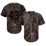 LA Angels of Anaheim #43 Garrett Richards Camo Realtree Collection Cool Base Stitched MLB Jersey