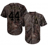 LA Angels of Anaheim #44 Reggie Jackson Camo Realtree Collection Cool Base Stitched MLB Jersey