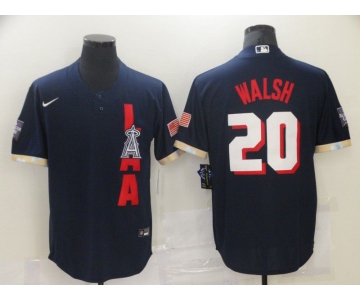 Men Los Angeles Angels 20 Walsh Blue 2021 All Star Game Nike MLB Jersey