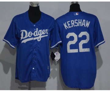 Youth Los Angeles Dodgers #22 Clayton Kershaw Royal Blue Stitched MLB Majestic Cool Base Jersey