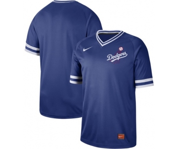 Dodgers Blank Royal Authentic Cooperstown Collection Stitched Baseball Jersey