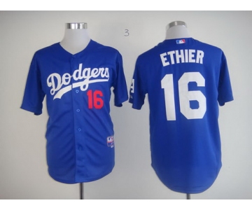 Los Angeles Dodgers #16 Andre Ethier Blue Jersey