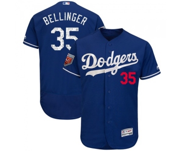 Los Angeles Dodgers #35 Cody Bellinger Blue 2018 Spring Training Authentic Flex Base Stitched MLB Jersey