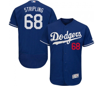 Los Angeles Dodgers 68 Ross Stripling Blue Flexbase Authentic Collection Stitched Baseball Jersey