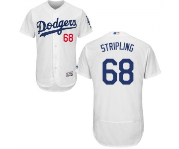 Los Angeles Dodgers 68 Ross Stripling White Flexbase Authentic Collection Stitched Baseball Jersey