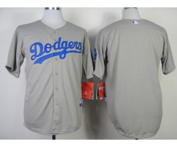 Los Angeles Dodgers Blank 2014 Gray Jersey