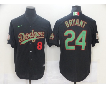 Men Los Angeles Dodgers 24 Bryant Black Game 2021 Nike MLB Jersey