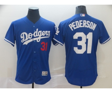 Men's Los Angeles Dodgers #31 Joc Pederson Royal Authentic Flex Nike Jersey