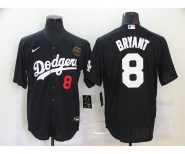 Men's Los Angeles Dodgers #8 Kobe Bryant Black 2020 Nike KB Cool Base Jersey