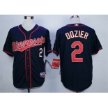 Men's Minnesota Twins #2 Brian Dozier Blue Cool Base Jersey