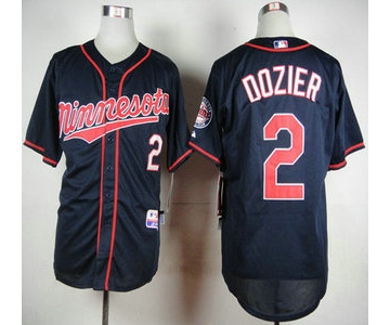Men's Minnesota Twins #2 Brian Dozier New Navy Blue Jersey