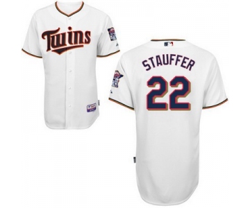 Men's Minnesota Twins #22 Chris Archer 2014 White Jersey