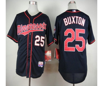 Men's Minnesota Twins #25 Byron Buxton New Navy Blue Jersey