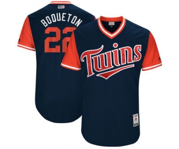 Men's Minnesota Twins Miguel Sano Boqueton Majestic Navy 2017 Players Weekend Authentic Jersey