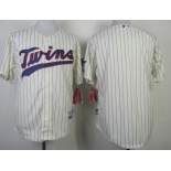 Minnesota Twins Blank Cream Jersey