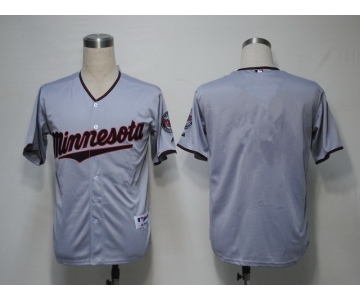 Minnesota Twins Blank Gray Jersey
