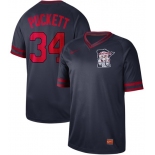 Twins #34 Kirby Puckett Navy Authentic Cooperstown Collection Stitched Baseball Jersey