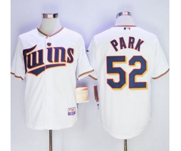 Twins #52 Byung-Ho Park White Home Cool Base Stitched MLB Jersey