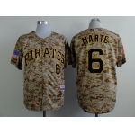 Pittsburgh Pirates #6 Starling Marte 2014 Camo Jersey