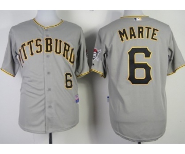 Pittsburgh Pirates #6 Starling Marte Gray Jersey
