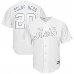 Mets #20 Pete Alonso White Polar Bear Players Weekend Cool Base Stitched Baseball Jersey