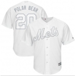 Mets #20 Pete Alonso White Polar Bear Players Weekend Cool Base Stitched Baseball Jersey