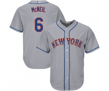 Mets #6 Jeff McNeil Grey New Cool Base Stitched Baseball Jersey