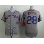 New York Mets #28 Daniel Murphy Gray Jersey
