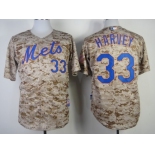 New York Mets #33 Matt Harvey 2014 Camo Jersey