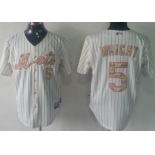New York Mets #5 David Wright Cream With Camo Jersey