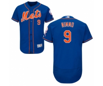 New York Mets #9 Brandon Nimmo Blue Flexbase Authentic Collection Stitched MLB Jersey