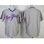 New York Mets Blank 1987 Gray Throwback Jersey