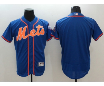 New York Mets Blank Blue Flexbase Authentic Collection Baseball Jersey