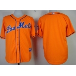 New York Mets Blank Los Orange Jersey