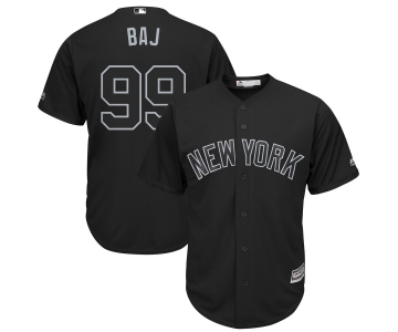 Men's New York Yankees 99 Aaron Judge BAJ Black 2019 Players' Weekend Player Jersey