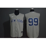 Men's New York Yankees #99 Aaron Judge Grey 2020 Cool and Refreshing Sleeveless Fan Stitched MLB Nike Jersey