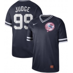 Yankees #99 Aaron Judge Navy Authentic Cooperstown Collection Stitched Baseball Jersey
