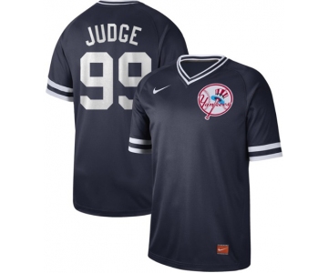 Yankees #99 Aaron Judge Navy Authentic Cooperstown Collection Stitched Baseball Jersey