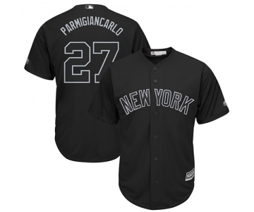 Yankees #27 Giancarlo Stanton Black Parmigiancarlo Players Weekend Cool Base Stitched Baseball Jersey