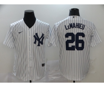 Toddler New York Yankees #26 DJ LeMahieu White Home Stitched MLB Cool Base Nike Jersey