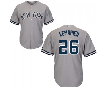 Yankees #26 DJ LeMahieu Grey New Cool Base Stitched Baseball Jersey