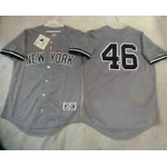 Men's New York Yankees #46 Andy Pettitte Majestic Away Gay Cool Base Player Jersey