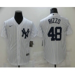 Men's New York Yankees #48 Anthony Rizzo White Stitched MLB Cool Base Nike Jersey