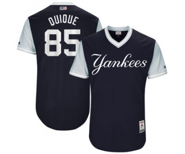 Men's New York Yankees Luis Cessa Quique Majestic Navy 2017 Players Weekend Authentic Jersey