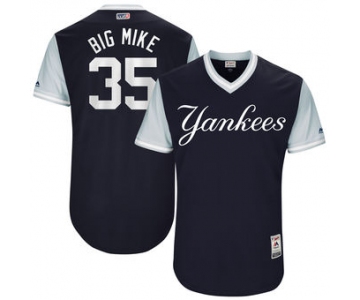 Men's New York Yankees Michael Pineda Big Mike Majestic Navy 2017 Players Weekend Authentic Jersey